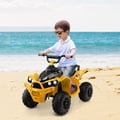 Miniatyrbillede 4 af 8: Elektrisk børne ATV, 12V elektrisk børne ATV med 2,2/4,3 KM/H hastighed & horn, musik & LED-lys, 96x58x70 cm, rød , Star