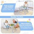 Miniatyrbillede 1 af 8: Babyhøjstol, 6 i 1, Blå - materiale: Premium, ikke-giftig PP , Star