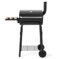 Miniatyrbillede 7 af 8: Trækulgrill, 60,9 cm, Sort - materiale: metal, rustfrit stål, bøgetræ , Star