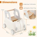 Miniatyrbillede 5 af 8: Legetøjskurv, hvid - materiale: Premium HDPE , Star