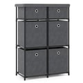 Miniatyrbillede 4 af 8: Skuffeskab, Hjem Metalramme Opbevaringsorganisator Enhed-Grå-S, 86x28x84 cm, Sort/Brunt/Grå , Star