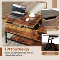 Miniatyrbillede 7 af 8: Sofabord, 99,5x49,5x47,5 cm, Brun , Star