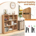 Miniatyrbillede 8 af 8: Bogreol, 100x24x104 cm, Natur/Hvid , Star