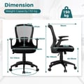 Pikkukuva 4 / 8: Toimistotuoli, ergonomcmen verkkokangas, musta , Star