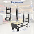 Miniatyrbillede 4 af 8: Sammenklappelig sækkevogn, 41x38,5x112 cm, sort , Star