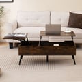 Miniatyrbillede 3 af 8: Centrebord, 111x48x40 cm, Rustikt Brun , Star