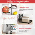 Miniatyrbillede 7 af 8: Basketball Holder, 23,5x9,5x58 cm, Sort , Star