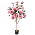 Miniatyrbillede 1 af 8: Kunstig blomsterplante, 51", Pink - materiale: peva, pe, pp, cement , Star