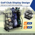 Miniatyrbillede 5 af 8: Golfbagorganisator, 43x16x38 cm, Sort , Star
