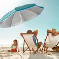 Miniatyrbillede 3 af 8: Strandparasol, 2,2x2,2 m, Grøn , Star