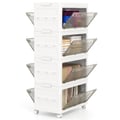 Miniatyrbillede 1 af 8: Plastik Opbevaringskasser, 54x33x90.5 cm, Hvid , Star