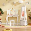 Miniatyrbillede 5 af 8: Smykkeskab, 32×30×119 cm, Hvid/Rosa , Star