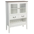 Miniatyrbillede 1 af 8: Opbevaringsskab, 90x40x126,5 cm, Hvid, Brun , Star