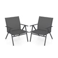 Miniatyrbillede 1 af 8: Terrassestole, 67x61x78 cm, Grå , Star