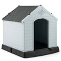 Miniatyrbillede 1 af 8: Hundehus, 27x25x28 cm, Grå Hvid , Star