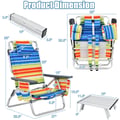 Miniatyrbillede 5 af 8: Campingstole, 58.42x68.58x27.94 cm, Gul , Star