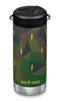 Miniatyrbild 9 av 9: KLEAN KANTEEN TKWide 355 ml Twist Cap Electric Camo, Klean Kanteen termosmugg med sugrör