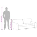 Miniatyrbillede 11 af 11: vidaXL 2-personers sofa 140 cm kunstlæder sort