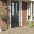 Miniatyrbillede 2 af 9: vidaXL vinduesfolie 90x500 cm statisk PVC matteret transparent grå