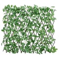 Miniatyrbilde 2 av 6: vidaXL Utvidbart espalier med kunstig eføy grønn 180x60 cm