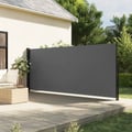 Miniatyrbilde 2 av 11: vidaXL Uttrekkbar sidemarkise antrasitt 180x500 cm