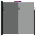 Miniatyrbilde 6 av 11: vidaXL Uttrekkbar sidemarkise 200x600 cm antrasitt