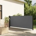 Miniatyrbilde 2 av 11: vidaXL Uttrekkbar sidemarkise antrasitt 140x300 cm