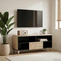 Miniatyrbilde 3 av 11: vidaXL TV-benk 100x33x46 cm heltre mango