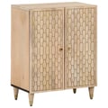 Miniatyrbilde 2 av 11: vidaXL Sideskap 60x33x75 cm heltre mango