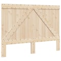 Miniatyrbilde 7 av 11: vidaXL Sengeramme med hodegavl 140x200 cm heltre furu