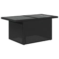 Miniatyrbillede 7 af 11: vidaXL sofasæt til haven 6 dele med hynder polyrattan sort
