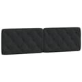 Miniatyrbillede 10 af 11: vidaXL sengeramme med LED uden madras 180x200 cm velour sort