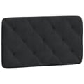 Miniatyrbild 10 av 11: vidaXL Bed Frame with LED without Mattress Black 90x200 cm Velvet