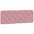 Miniatyrbillede 10 af 11: vidaXL sengeramme med LED uden madras 140x200 cm velour pink
