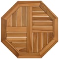 Miniatyrbilde 1 av 8: vidaXL Bordplate 50x50x2,5 cm åttekantet heltre teak