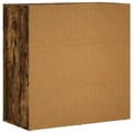 Miniatyrbilde 8 av 11: vidaXL Skjenker 2 stk røkt eik 79x38x80 cm konstruert tre