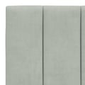 Miniatyrbild 7 av 11: vidaXL Bed with Mattress "Hanko" Light Grey 100x200 cm Velvet