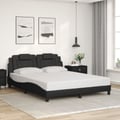 Miniatyrbillede 5 af 11: vidaXL sengeramme Viana med LED uden madras 160x200 cm sort