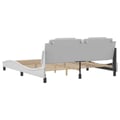 Miniatyrbild 11 av 11: vidaXL Bed Frame "Viana" with LED without Mattress White 180x200 cm