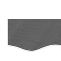 Miniatyrbilde 5 av 7: vidaXL Erstatningsstoff for markisekappe antrasitt stripe 600 cm