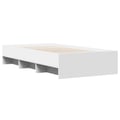 Miniatyrbilde 5 av 11: vidaXL Sengeramme hvit 90x190 cm konstruert tre