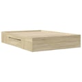Miniatyrbilde 8 av 11: vidaXL Sengeramme uten madrass sonoma eik 140x190 cm konstruert tre