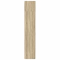 Miniatyrbilde 8 av 11: vidaXL Oppbevaringsskap sonoma eik 80x42,5x225 cm konstruert tre