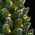 Pikkukuva 8 / 11: vidaXL Kapea tekojoulukuusi 300 LED-valoa 180 cm