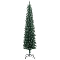 Pikkukuva 3 / 11: vidaXL Kapea tekojoulukuusi 150 LED-valoa 120 cm
