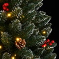Pikkukuva 8 / 11: vidaXL Tekojoulukuusi 300 LED-valoa 180 cm