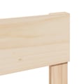 Miniatyrbilde 11 av 11: vidaXL Sengeramme uten madrass hvit 135x190 cm heltre furu