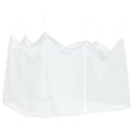 Miniatyrbilde 1 av 9: vidaXL Myggnett for utendørs 220 mesh hvit 300x300x250 cm