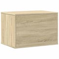 Miniatyrbillede 8 af 11: vidaXL toiletskjuler kattebakke 60x40x40 cm konstrueret træ sonoma-eg