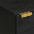 Pikkukuva 7 / 11: vidaXL yöpöytäkaappi 2 kpl musta 40x33x46 cm massiivipuu mango